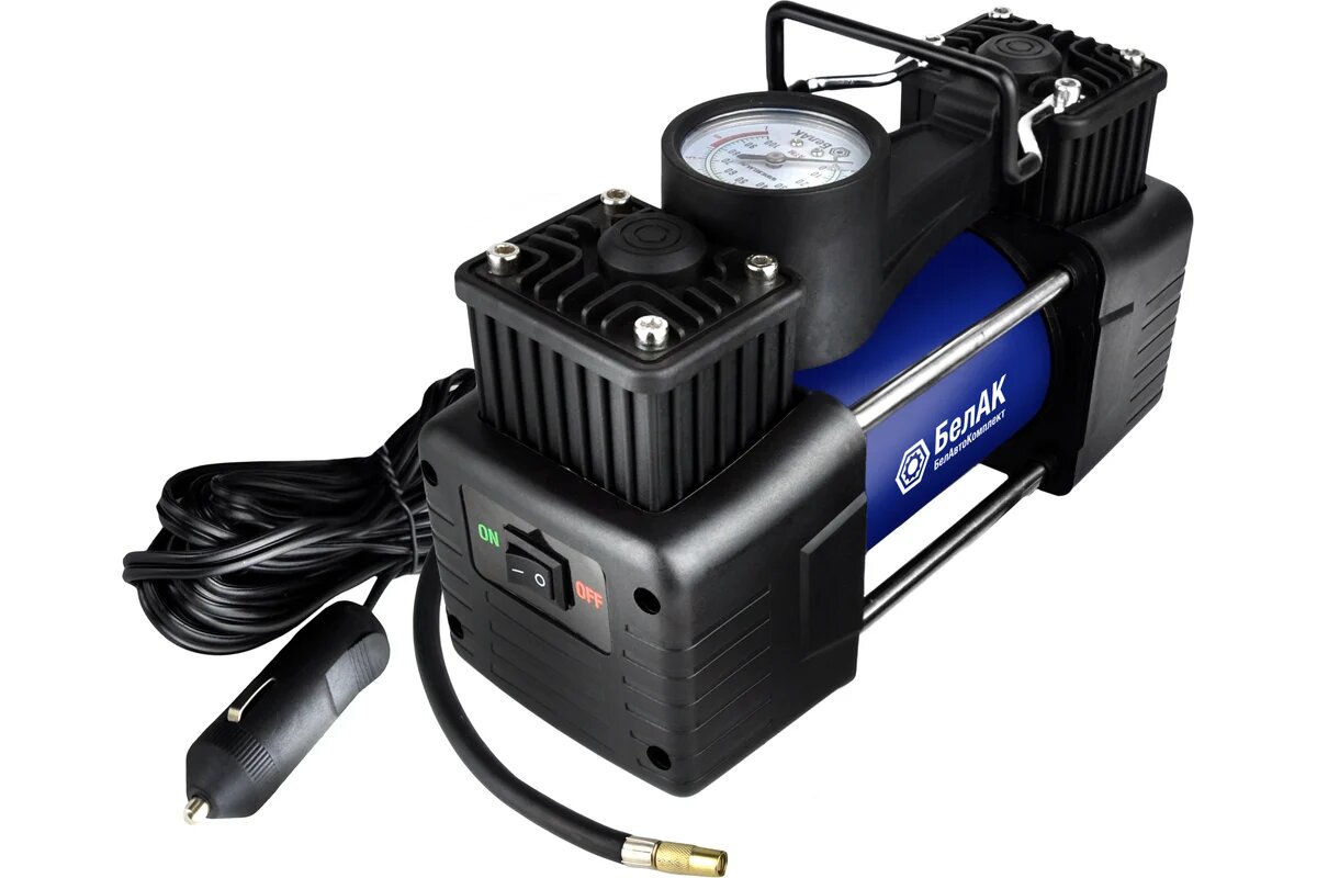 БелАК Компрессор для накачки шин ПРОФИ-75 12V 75 л/мин. БАК.99181