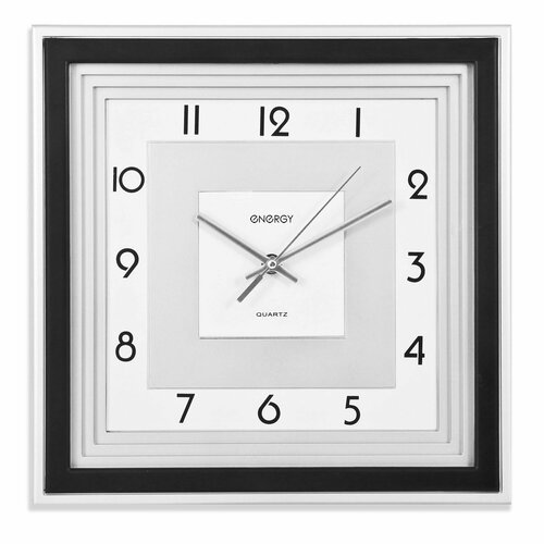 фото Часы настенные кварцевые energy модель ес-11 квадратные
