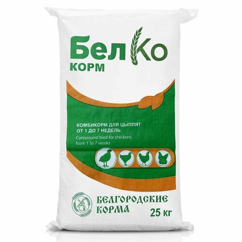 Комбикорм для цыплят Несушка Старт ПК-2 (1-7 нед) 25 кг