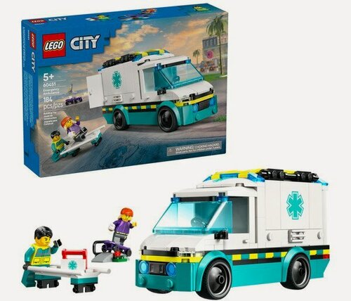 Изображение товара Конструктор LEGO City 60451 Скорая помощь (Lego 60451)