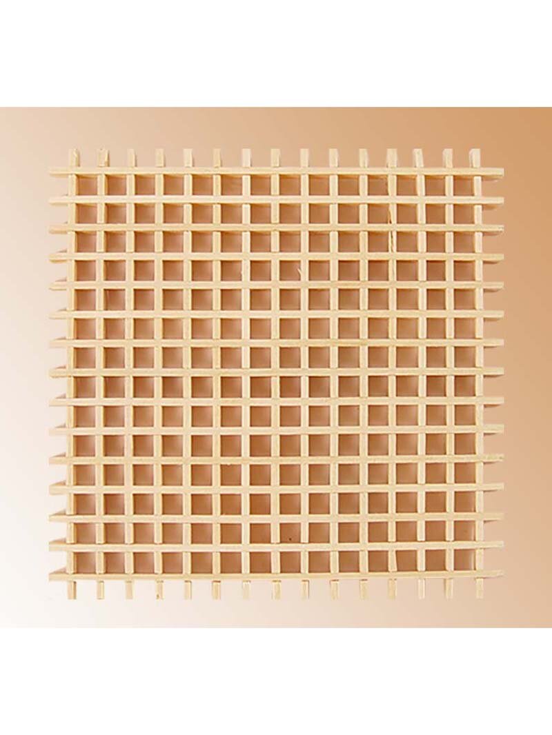 Собранная решетка, элемент сборных моделей, липа, 55х55х2.5 мм, Mantua