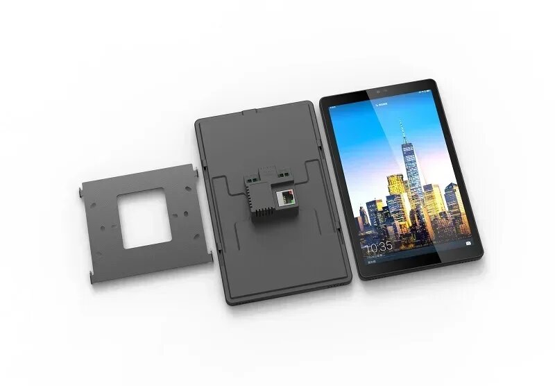 YC-SM08P 8-дюймовый сенсорный планшет Android 11 для умного дома, Black, 32GB--2g