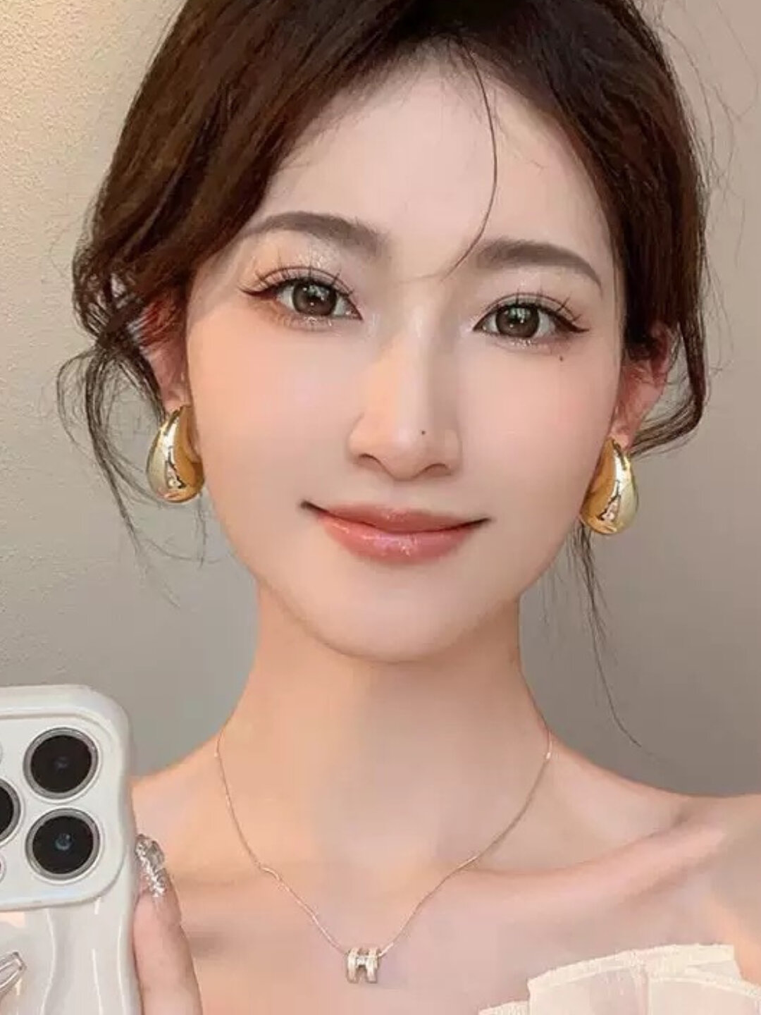 Моносерьга, металл