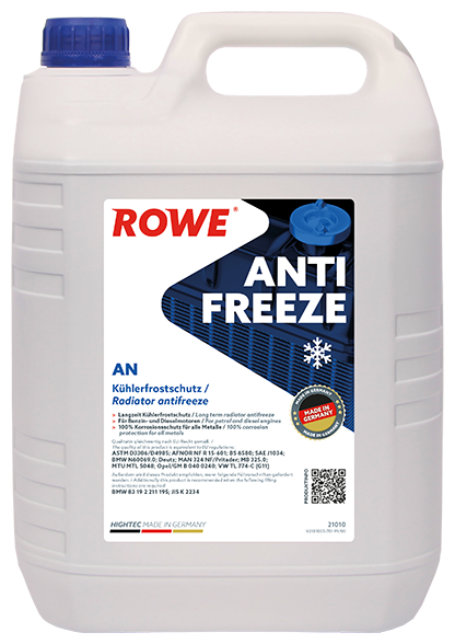 21010-0050-99 Охлаждающая Жидкость Hightec Antifreeze An G11 (5 Л) ROWE арт. 21010005099