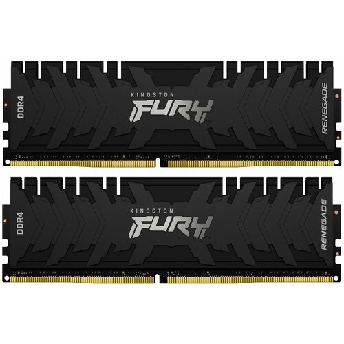 Kingston Память оперативная Kingston FURY Renegade KF446C19RBK2/16 оперативная память kingston fury renegade ddr4 4600 мгц 2x8 гб kf446c19rbk2 16