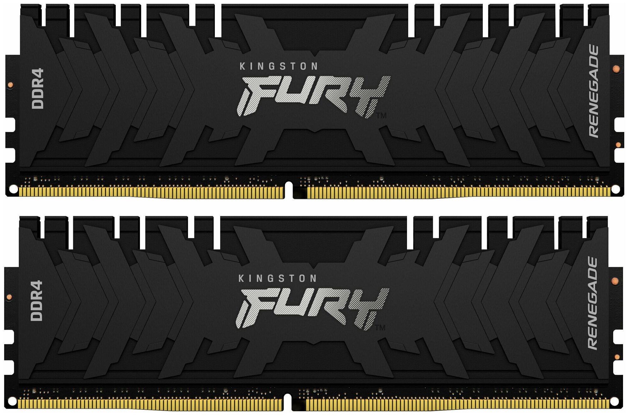 Оперативная память KINGSTON FURY Renegade Black DIMM 16GB (2x8GB) 4000 MHz DDR4 (KF440C19RBK2/16)