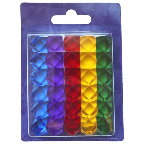 Разноцветные кристаллы Crowd Games для настольных игр