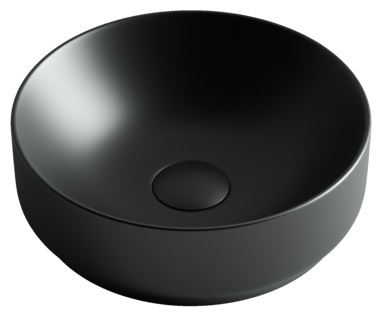 Раковина-чаша Ceramica Nova Element CN6007 Ø35 см, цвет черный матовый