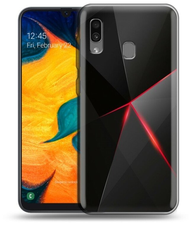 Дизайнерский силиконовый чехол для Самсунг А30 / Самсунг А20 Энергия красоты