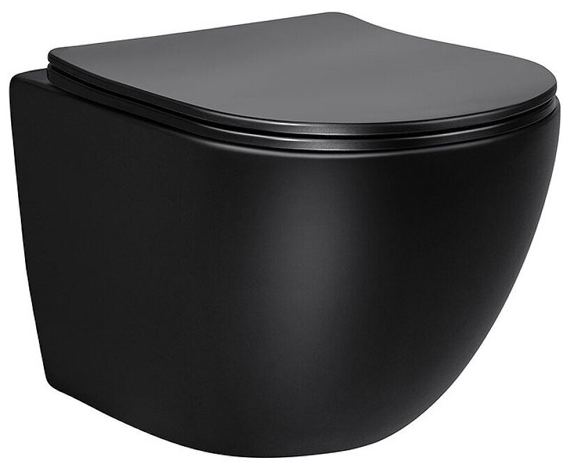 фото Унитаз Vincea VT1-14MB черный матовый