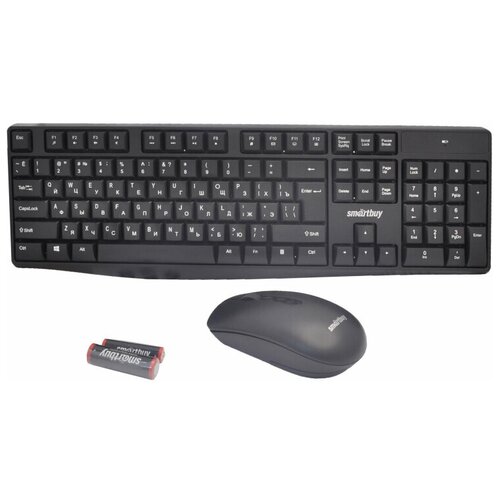Клавиатура+мышь беспроводная Smartbuy ONE 207295AG черный