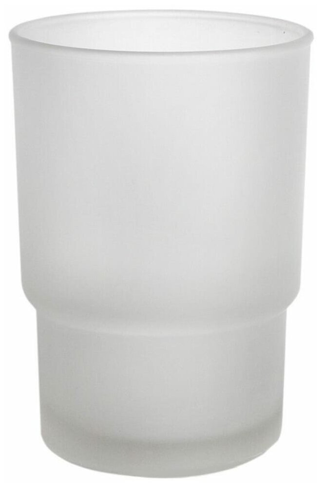 Стакан стеклянный Аквалиния (СТ-002) матовый, без держателя - фото №1