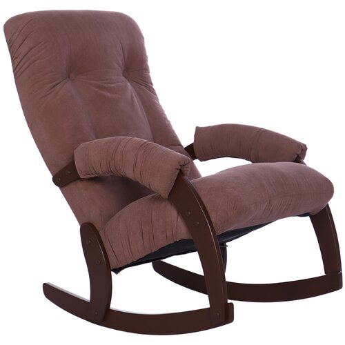 Кресло-качалка Консул (67) (1кор) (Verona Brown, Орех-эмаль)