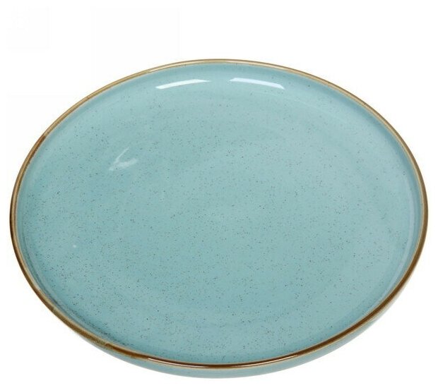 Тарелка керамическая «Tiffany Blue» 25*3см