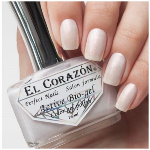 EL Corazon Лак для ногтей Shimmer, 16 мл, 423/16 el corazon топ для гель лака ideal top gel polish 7 мл