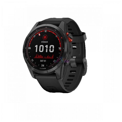 Умные часы Garmin Fenix 7S Solar Серые с черным ремешком 5599000₽