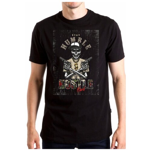 Футболка Stay Humble Hustle Hard Skull