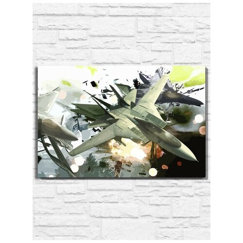 картина по номерам на холсте игра forza horizon 3 ps xbox pc switch 11131 г 60x40 Картина по номерам на холсте игра Ace Combat Assault Horizon (PS, Xbox, PC, Switch) - 11121 Г 60x40