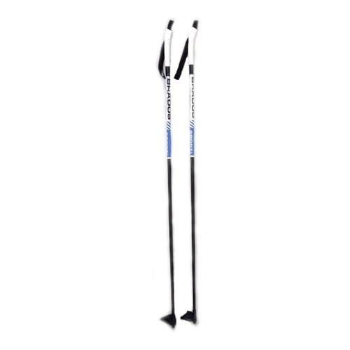 Детские лыжные палки STC Brados Sport Composite Jr, 120 см, черный/голубой