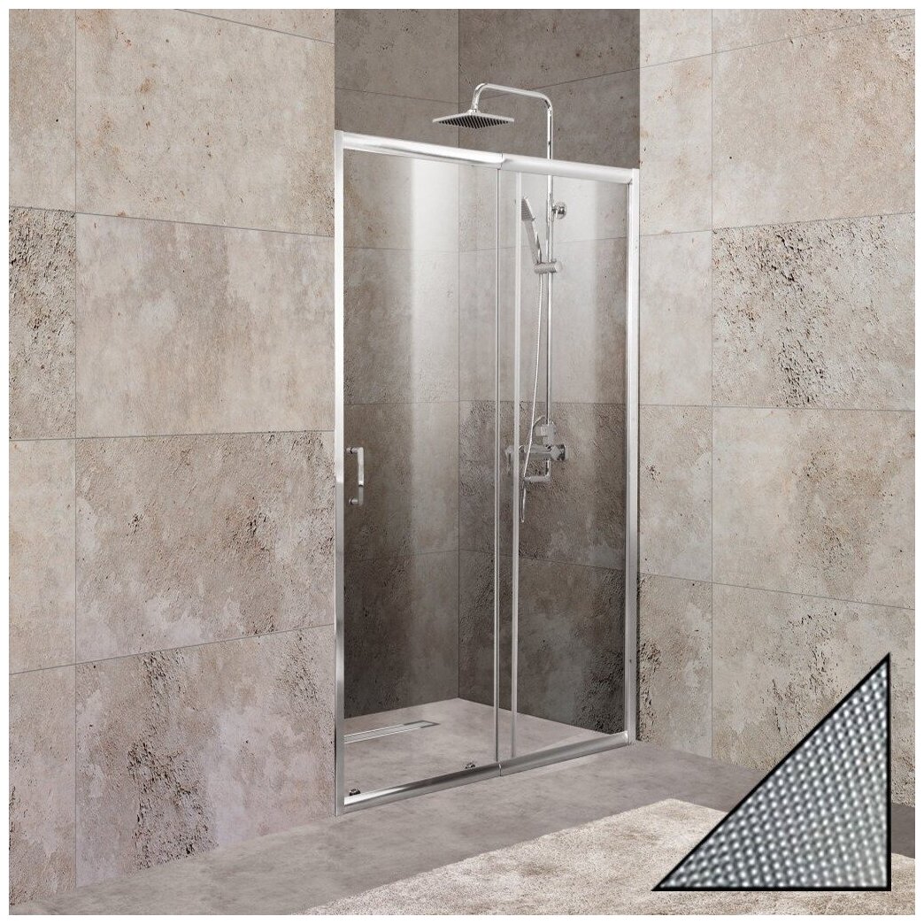 Дверь в проем BelBagno UNIQUE-BF-1-100/115-P-Cr