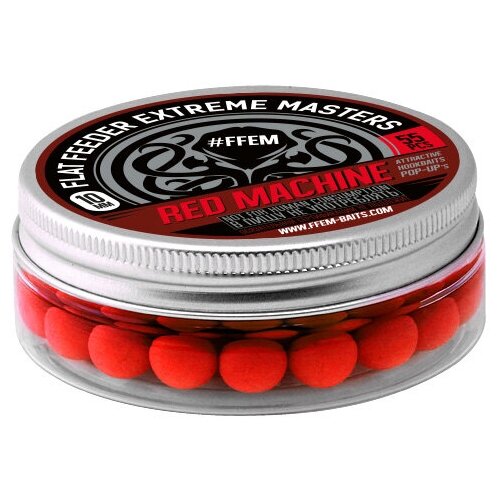 FFEM Бойлы плавающие Pop-Up 10mm Red Machine (55шт) ликвид ffem zig rig cloud red machine r 1 300 ml