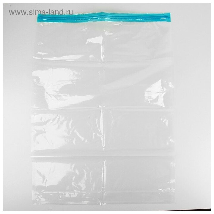 Вакуумный пакет скручивающийся дорожный 50×70 см, 2 шт, цвет микс - фотография № 10