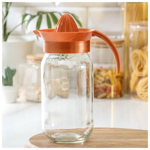 Соковыжималка стеклянная для цитрусовых Шарм 1 л цвет микс 69700₽