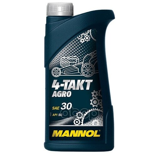 7203-1 Mannol 4-Takt Agro Sae 30 1 Л. Минеральное Моторное Масло Для Садовой Техники MANNOL арт. MN72031