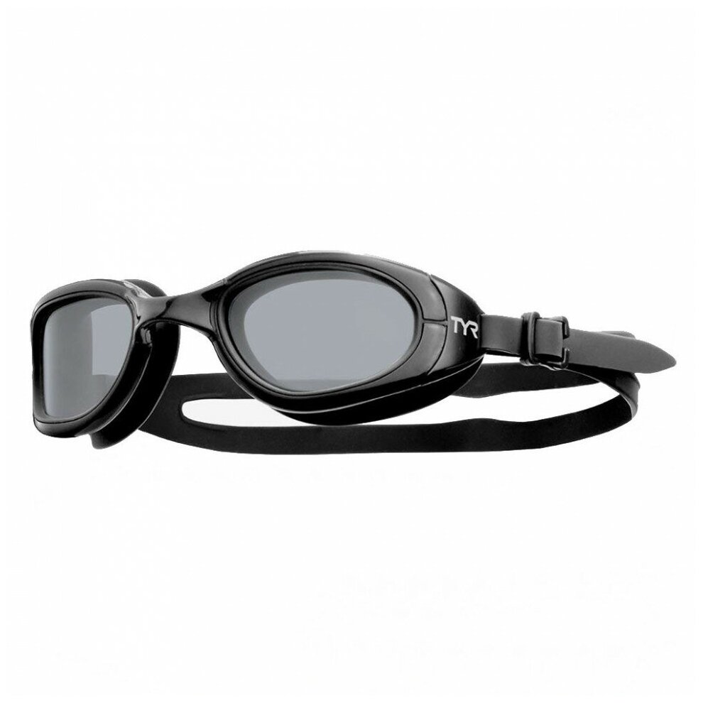 Очки для плавания TYR Special Ops 2.0 Non-Mirrored LGSPLNM-041, дымчатые линзы, черная оправа