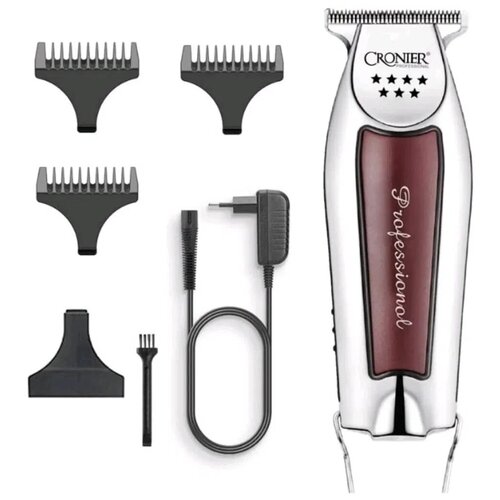 Триммер для бороды и усов CRONIER CR 9220A бордовый 129000₽