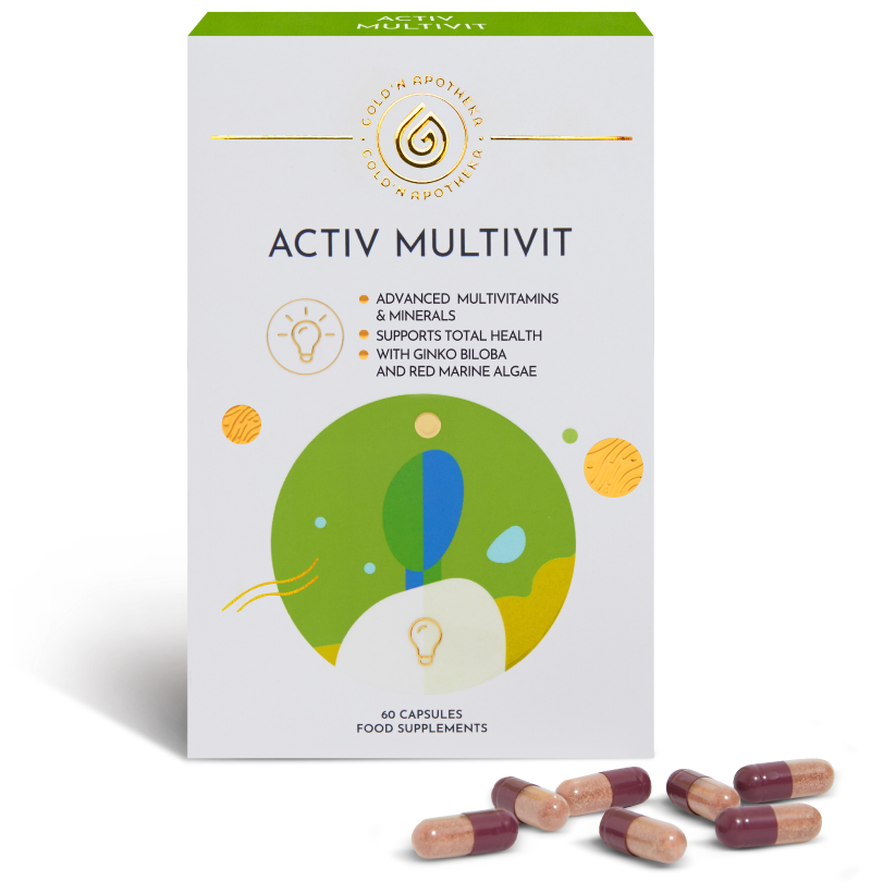 GOLD'N APOTHEKA Activ Multivit, капсулы, 60 шт