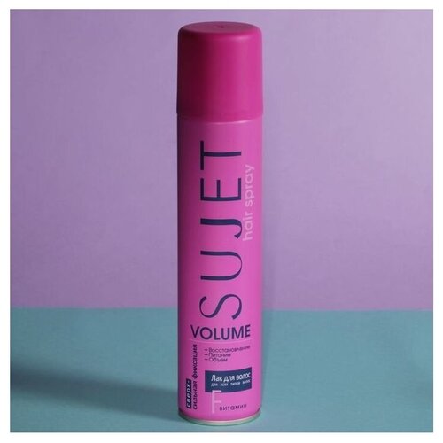 Sujet Лак для укладки волос Volume , экстрасильная фиксация, 195 г, 180 мл лак для волос sujet сильная фиксация 180 мл