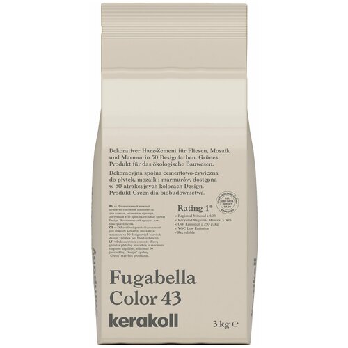 Декоративная затирка Kerakoll Fugabella Color 0-20 3кг №43