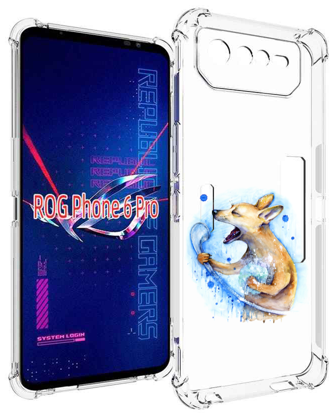 Чехол MyPads пение в душе для Asus ROG Phone 6 Pro задняя-панель-накладка-бампер