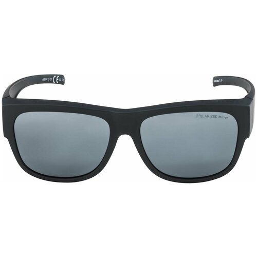 Очки солнцезащитные Alpina 2022 Overview Ii Q Black Matt Polarized black mirror Cat. 3