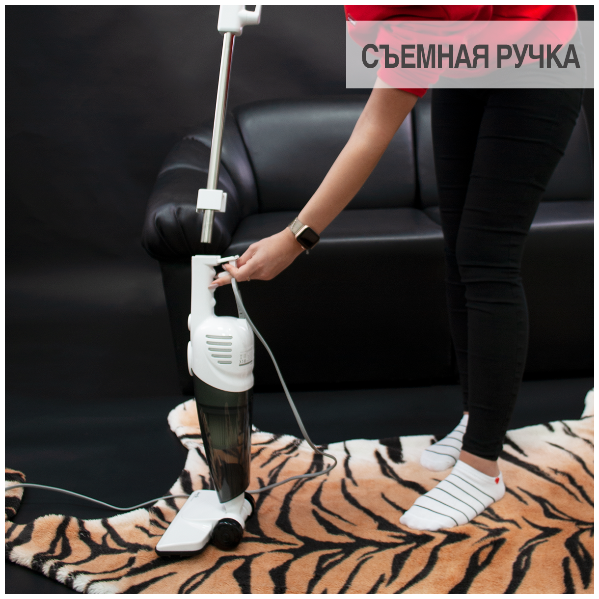 Пылесос Deerma DX118C CN White-Black - фотография № 15