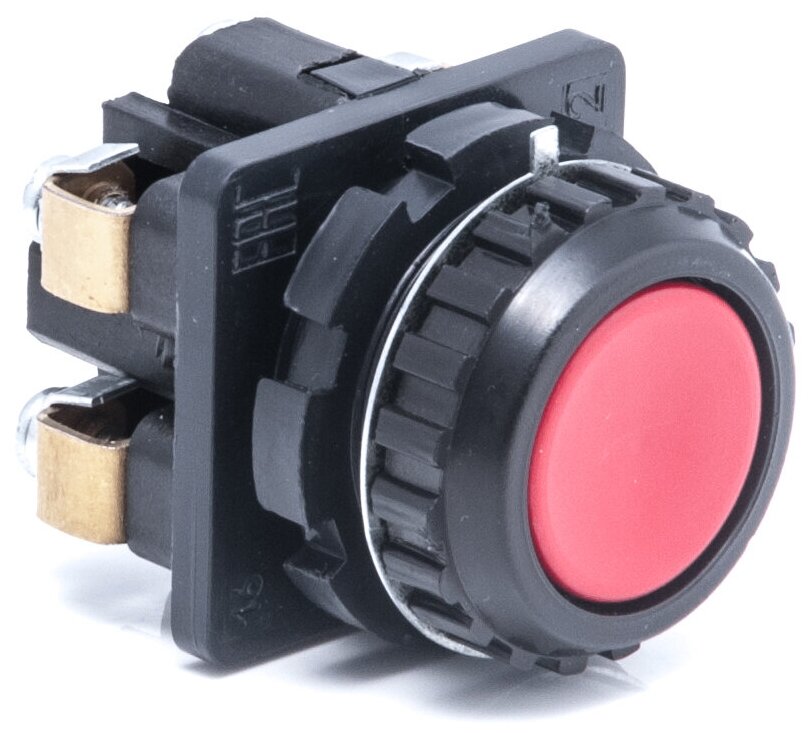 Выключатель кнопочный КЕ 011-У2-исп.2 красный 1з+1р 10A 660B IP40 TDM - фотография № 2
