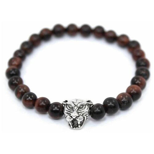 фото Handinsilver ( посеребриручку ) браслет из матового камня бычий глаз 6мм с тигром