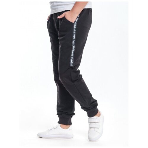 фото Брюки / джоггеры mini maxi, модель 6000, цвет черный, размер 140