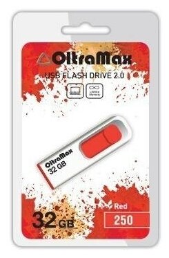 USB флэш-накопитель OLTRAMAX OM-32GB-250 32 Гб, красный