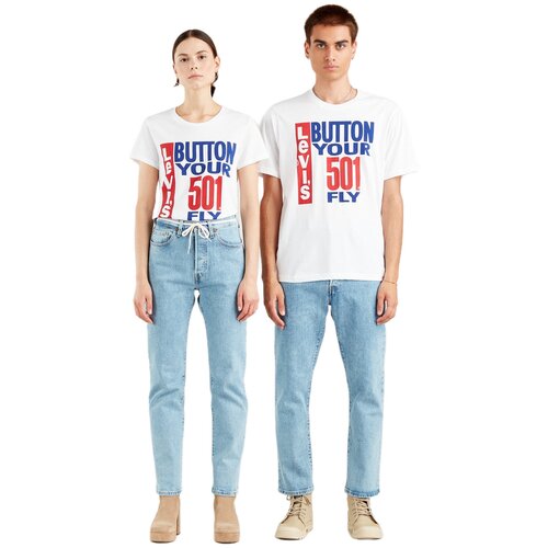 фото Джинсы зауженные levi's 501 crop, размер 28/28, samba tango surge
