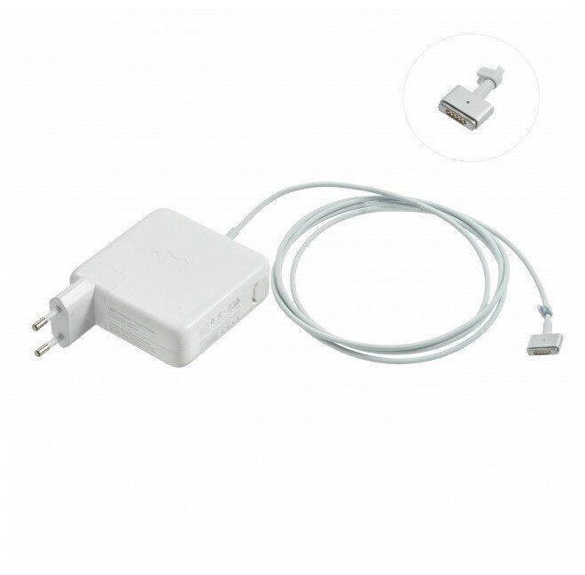 Блок питания (зарядное устройство) для Apple Macbook 85W Magsafe2