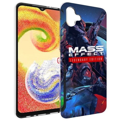 Чехол MyPads Mass Effect Legendary Edition для Samsung Galaxy A04 задняя-панель-накладка-бампер