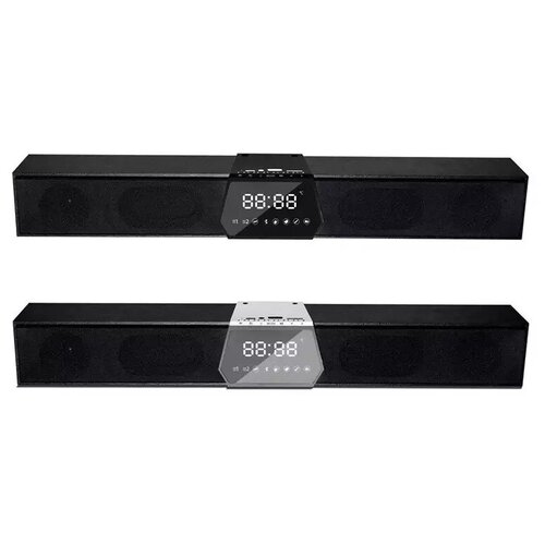 Беспроводная bluetooth-колонка 6D Объемный Саундбар большой цифровой дисплей стерео сабвуфер компьютерная звуковая панель для ноутбука ПК ТВ 355100₽