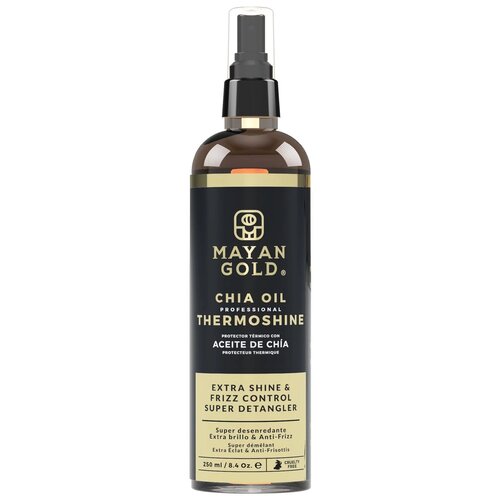 Latinoil, термозащитный спрей Mayan Gold для волос при укладке с маслом Чиа