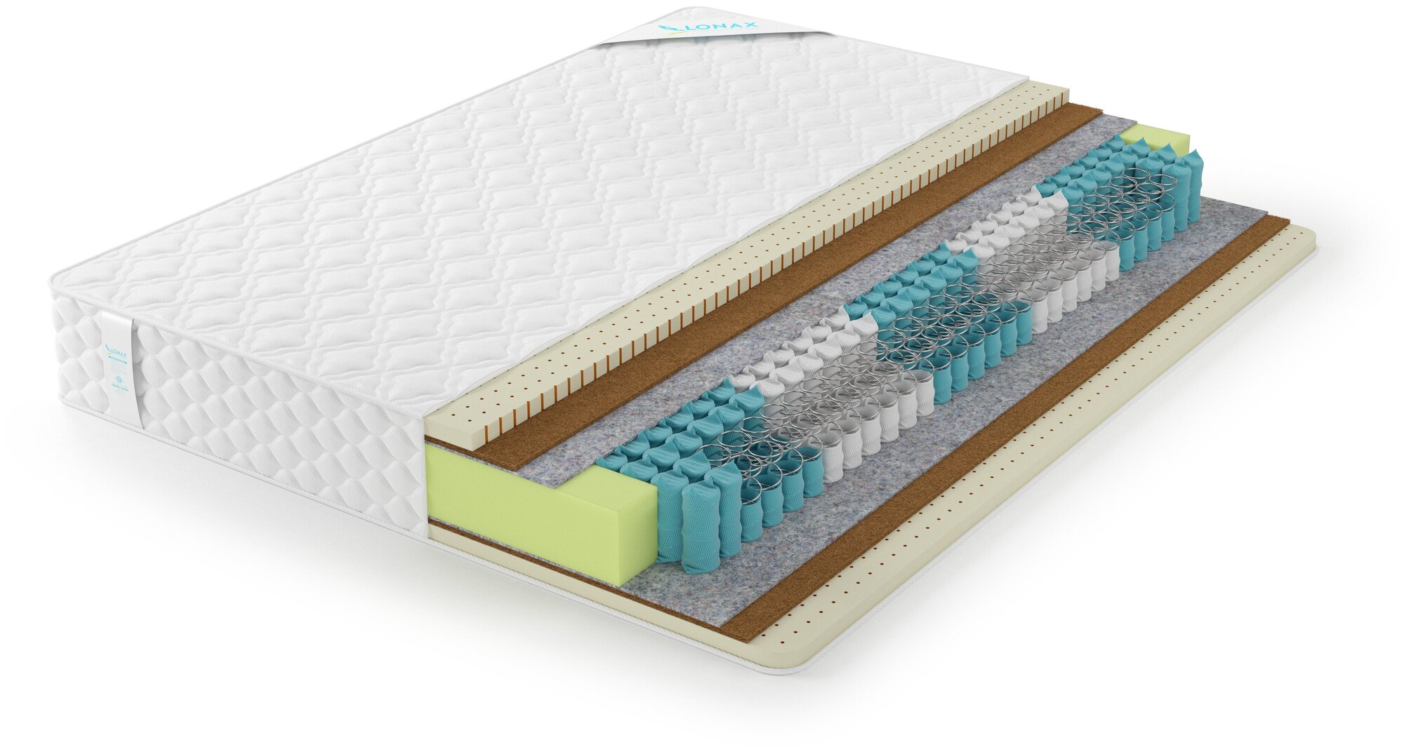 Россия Матрас Lonax Memory Medium TFK 110x185