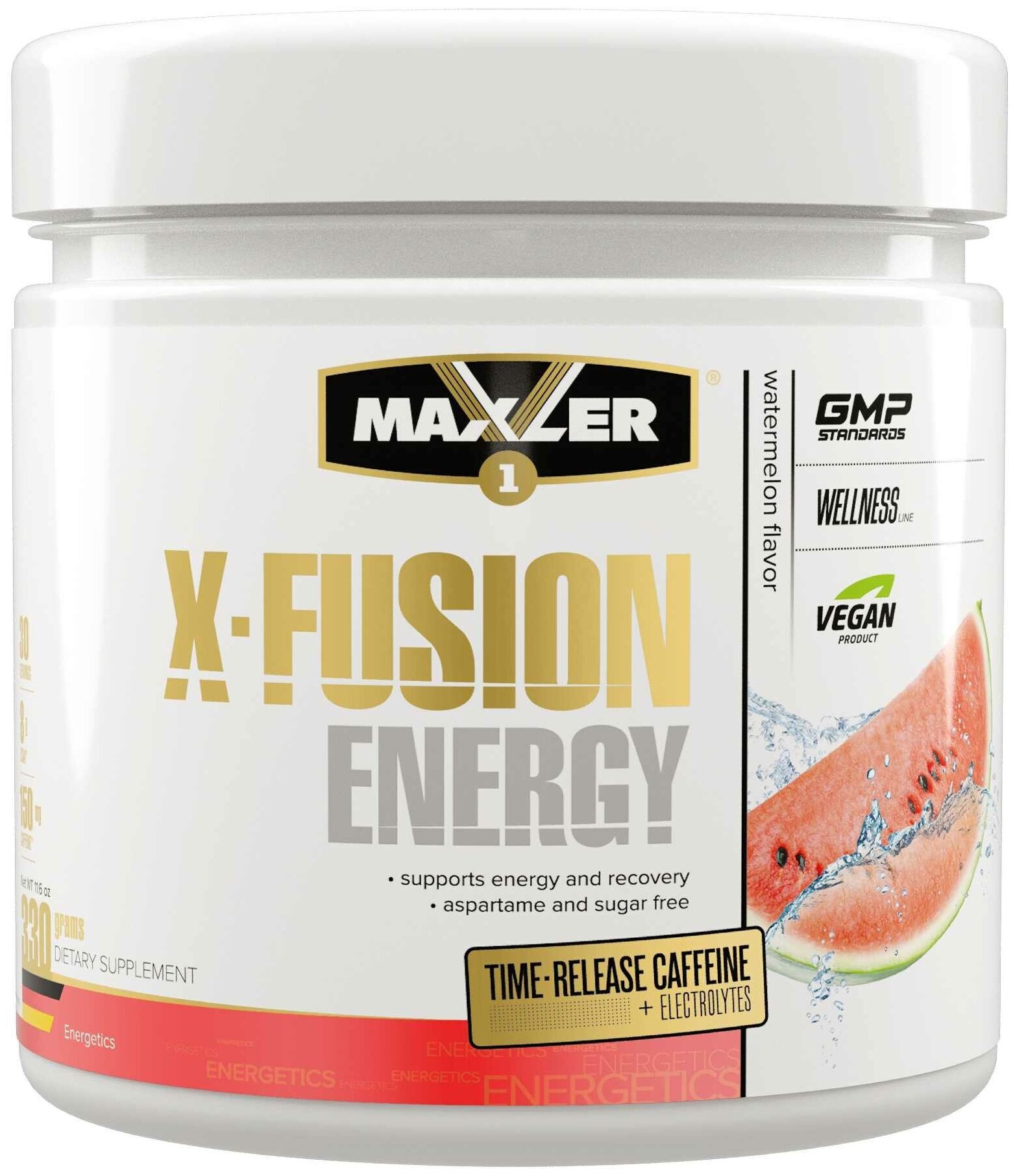 MAXLER EU X-Fusion Energy Sugar Free 330  (Watermelon Flavor)