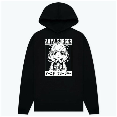 фото Толстовка kaktys team, размер 56, черный