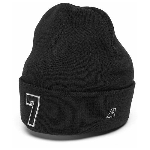 фото Шапка бини atributika & club зимняя, размер 55-58, черный