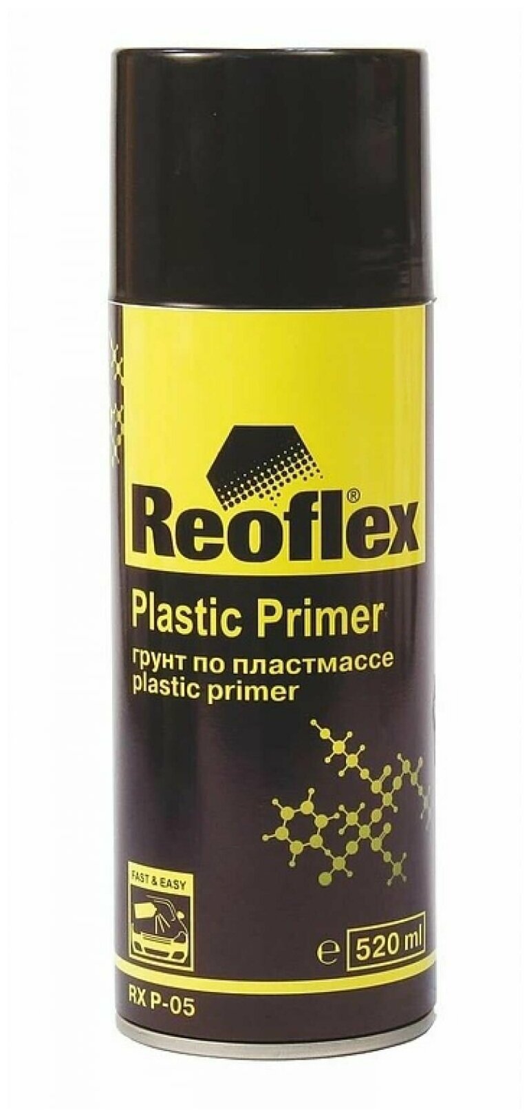 Грунт по пластику Reoflex, прозрачный, аэрозоль, 520 мл 9316619 .